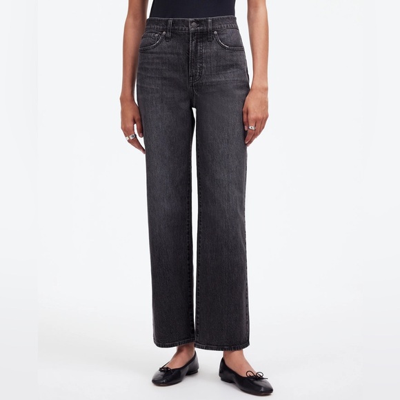 Madewell perfect vintage wide leg crop jeans - Picture 1 of 10
